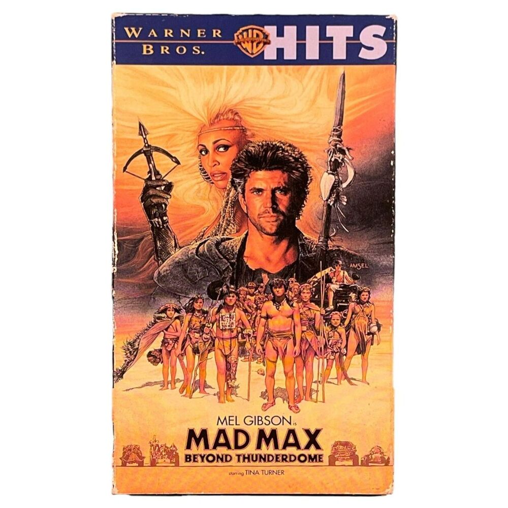 Mad Max Beyond Thunderdome (VHS, 1998) TESTED Tape And Cover